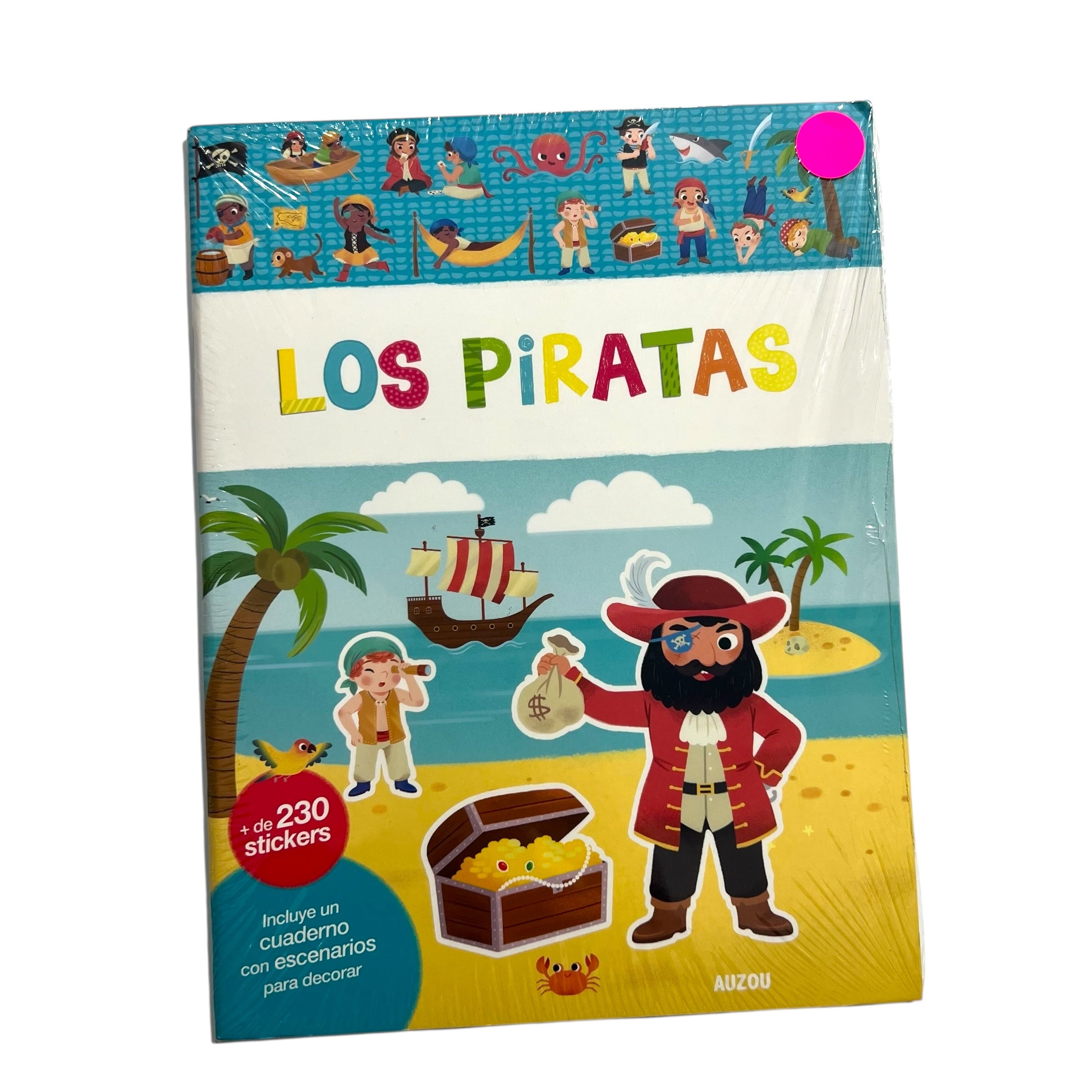 Libro de stickers Piratas
