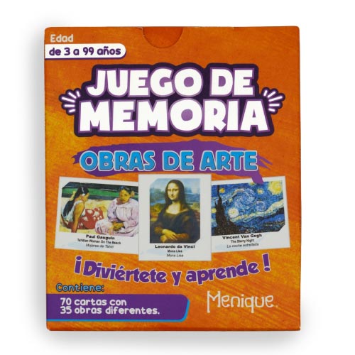 Obras de arte - Juego de memoria