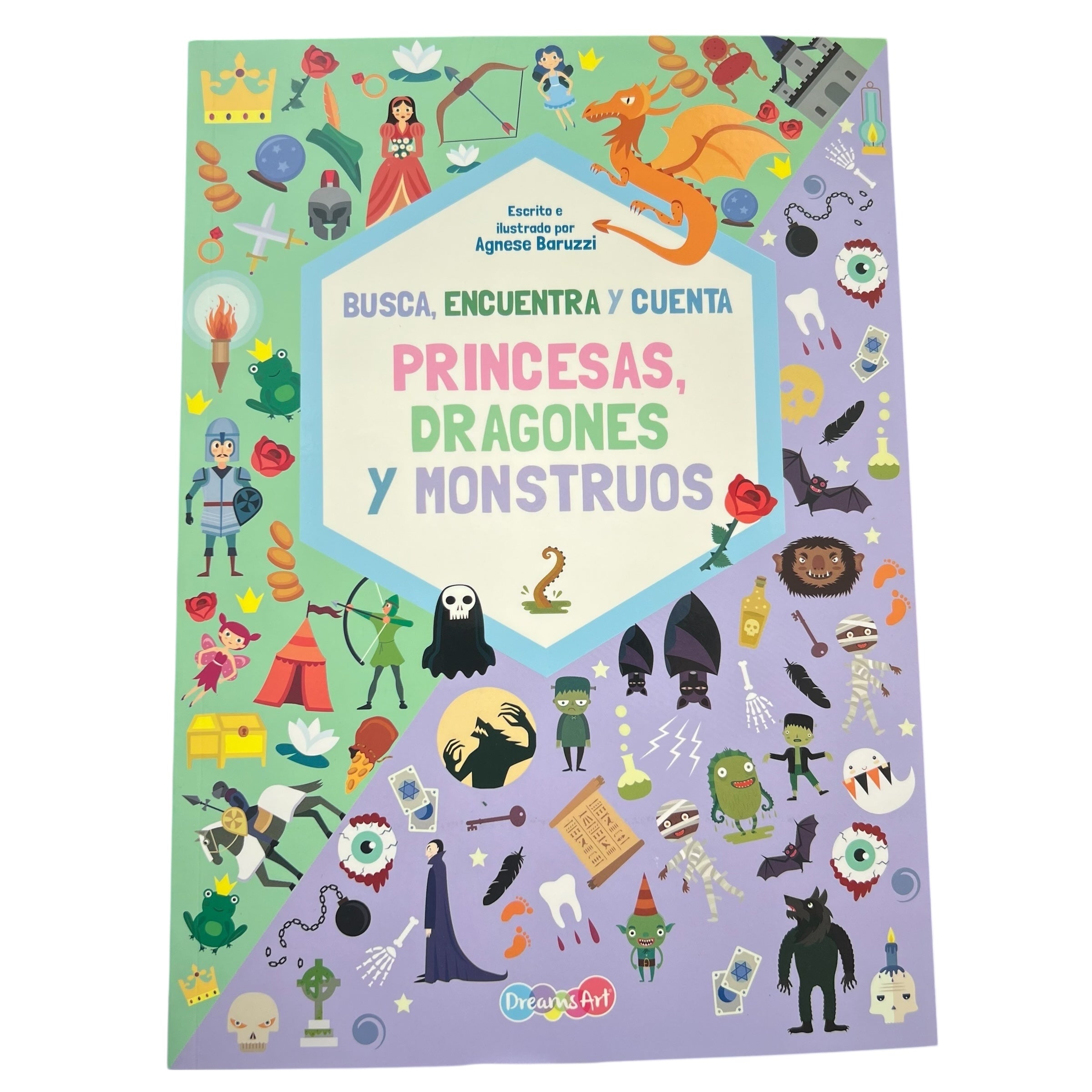 Busca, encuentra y cuenta - Princesas, Dragones y Monstruos