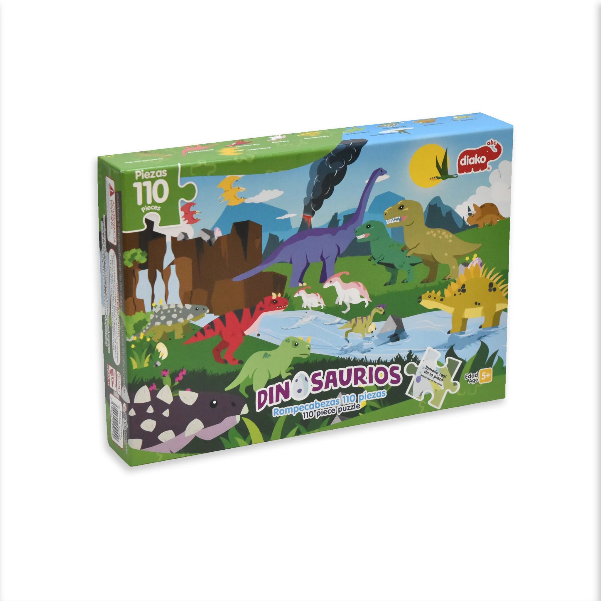 Rompecabezas Dinosaurios 110 piezas