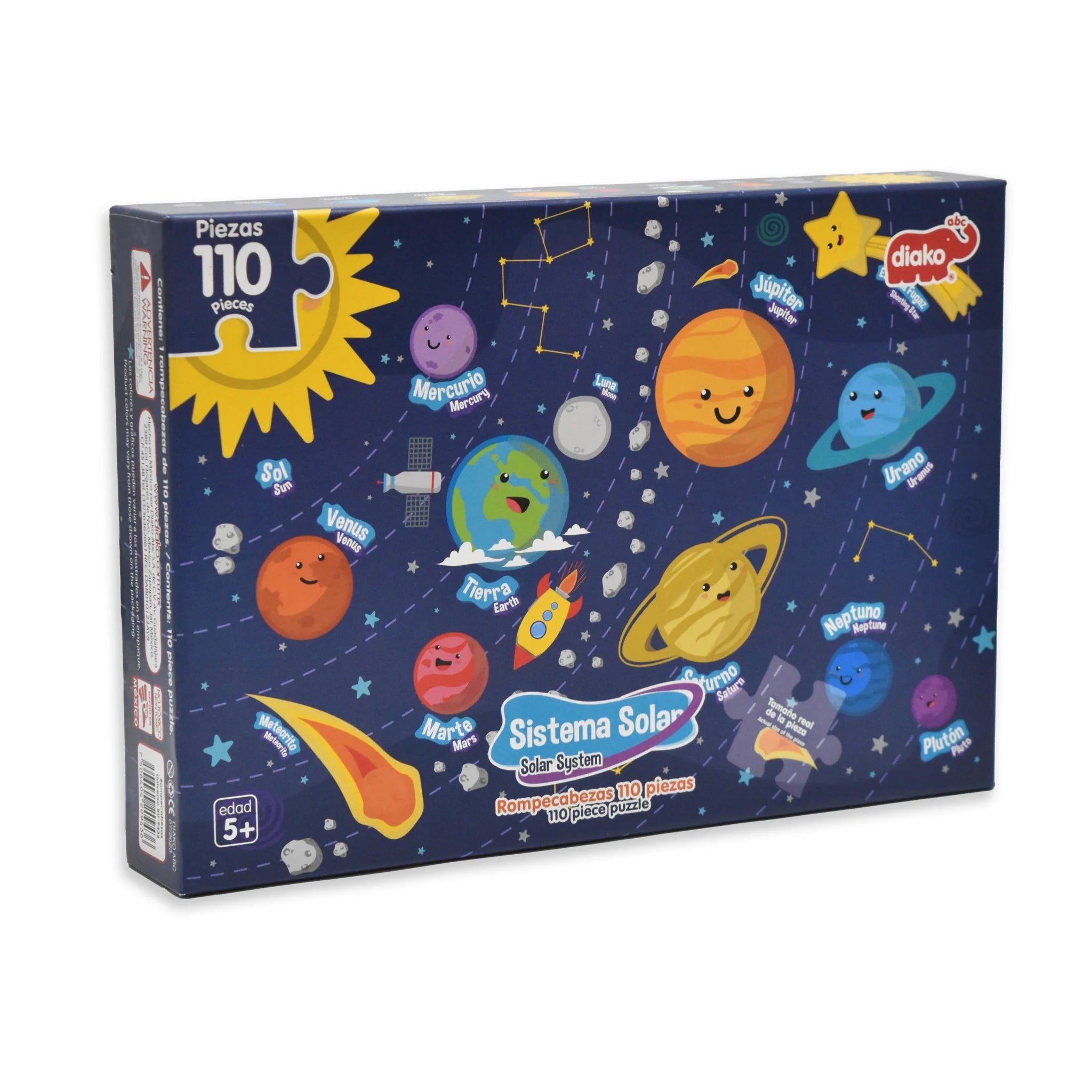 Rompecabezas sistema solar 110 piezas