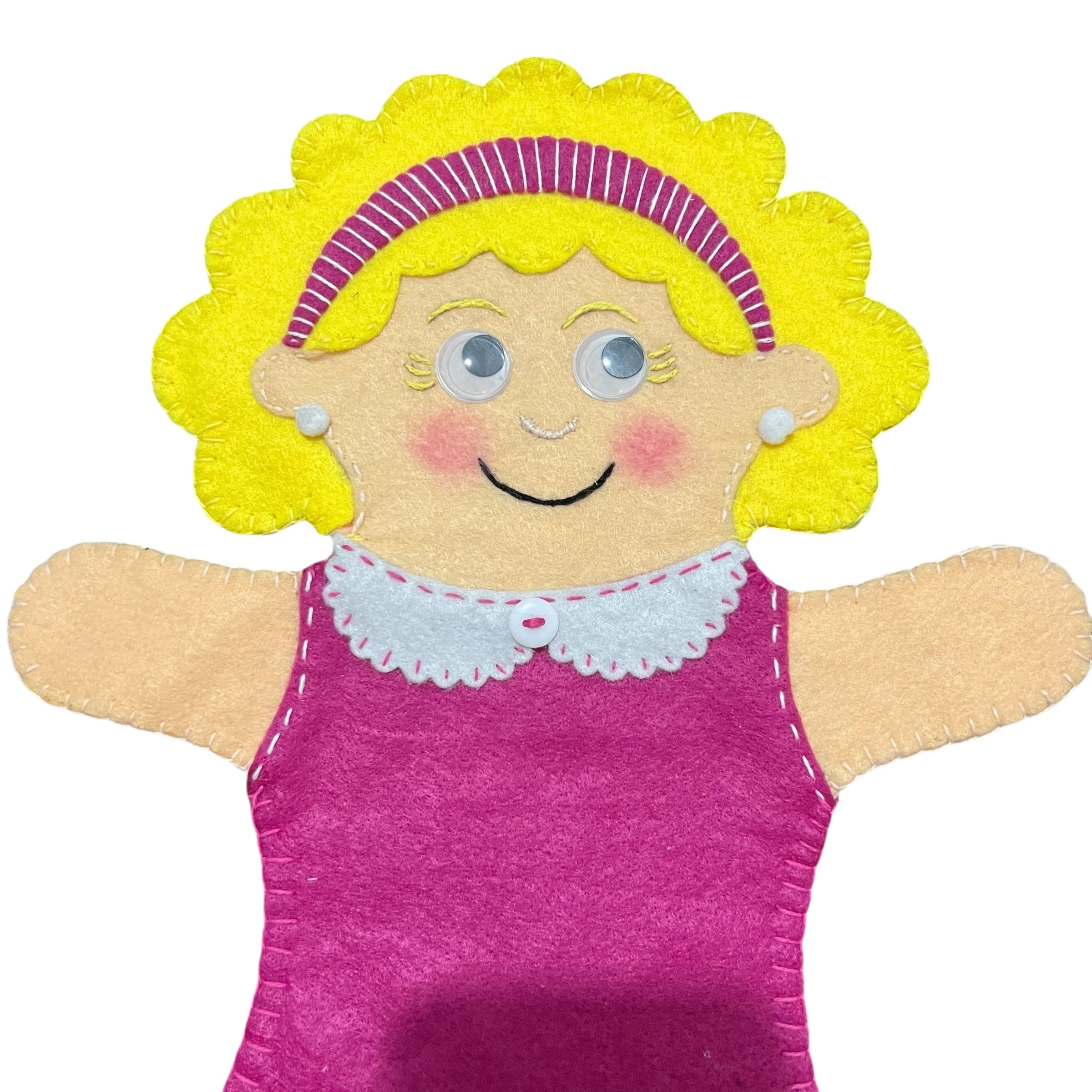 Títere del cuento Ricitos de oro