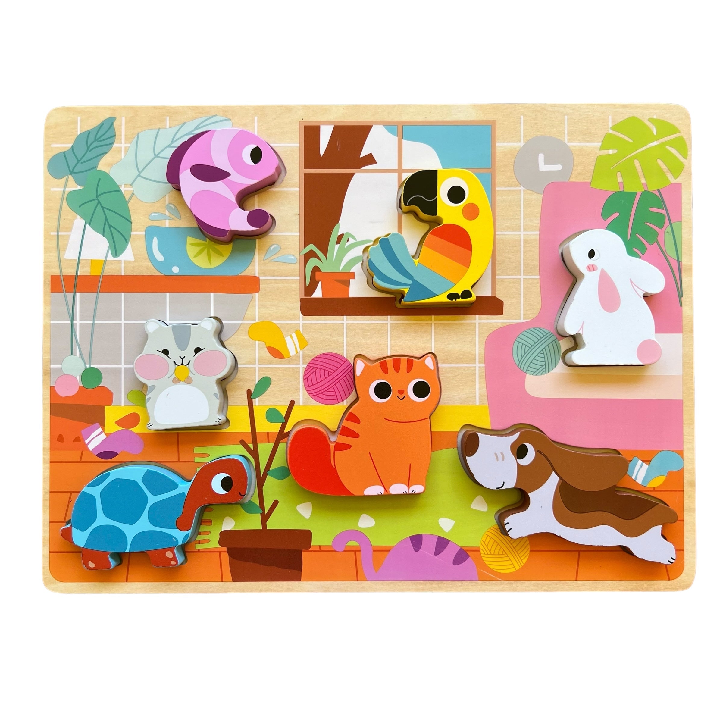 ROMPECABEZAS CHUNKY MASCOTAS - TOOKY TOY