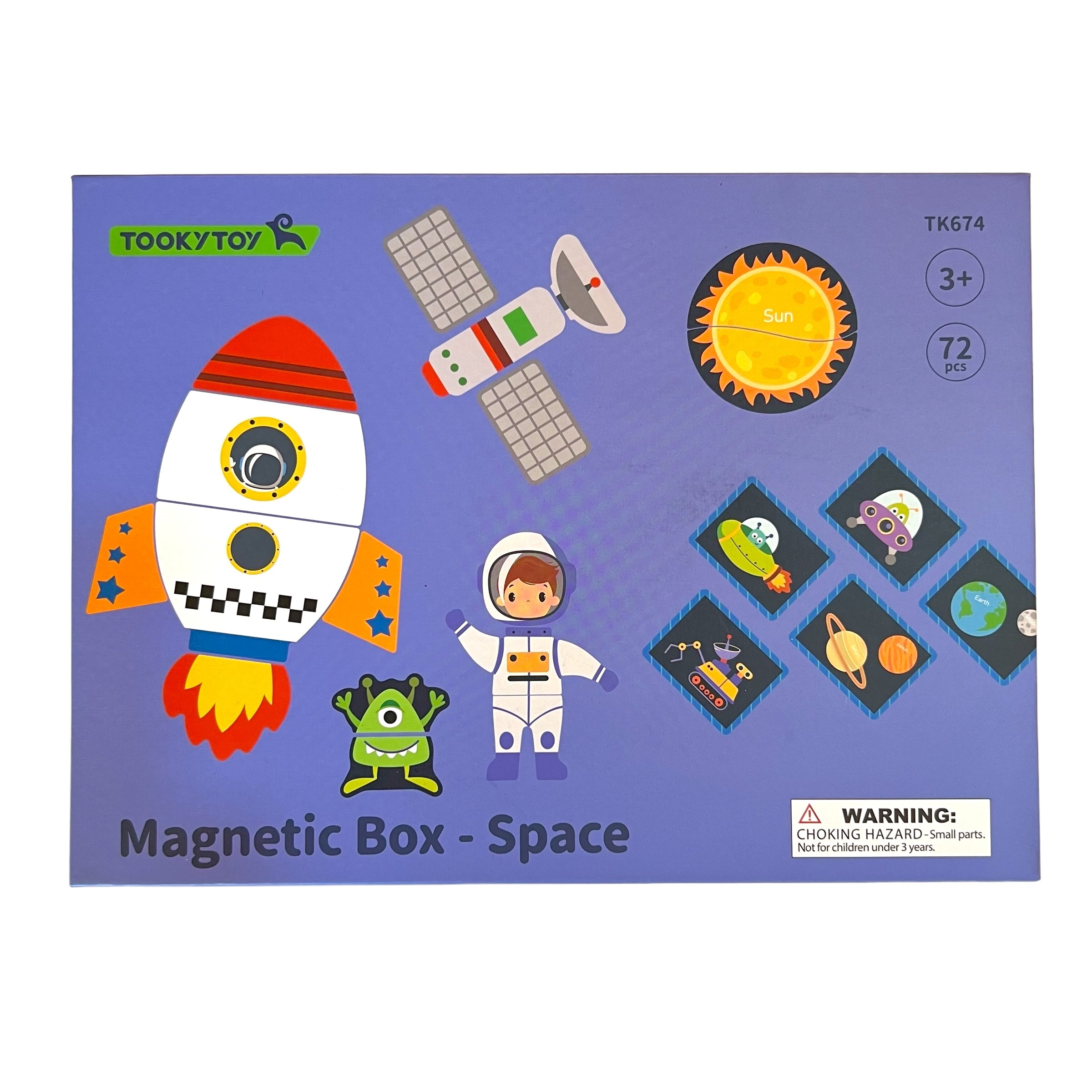 CAJA DE AVENTURA ESPACIAL MAGNÉTICO - MAGNETIC BOX SPACE - TOOKY TOY