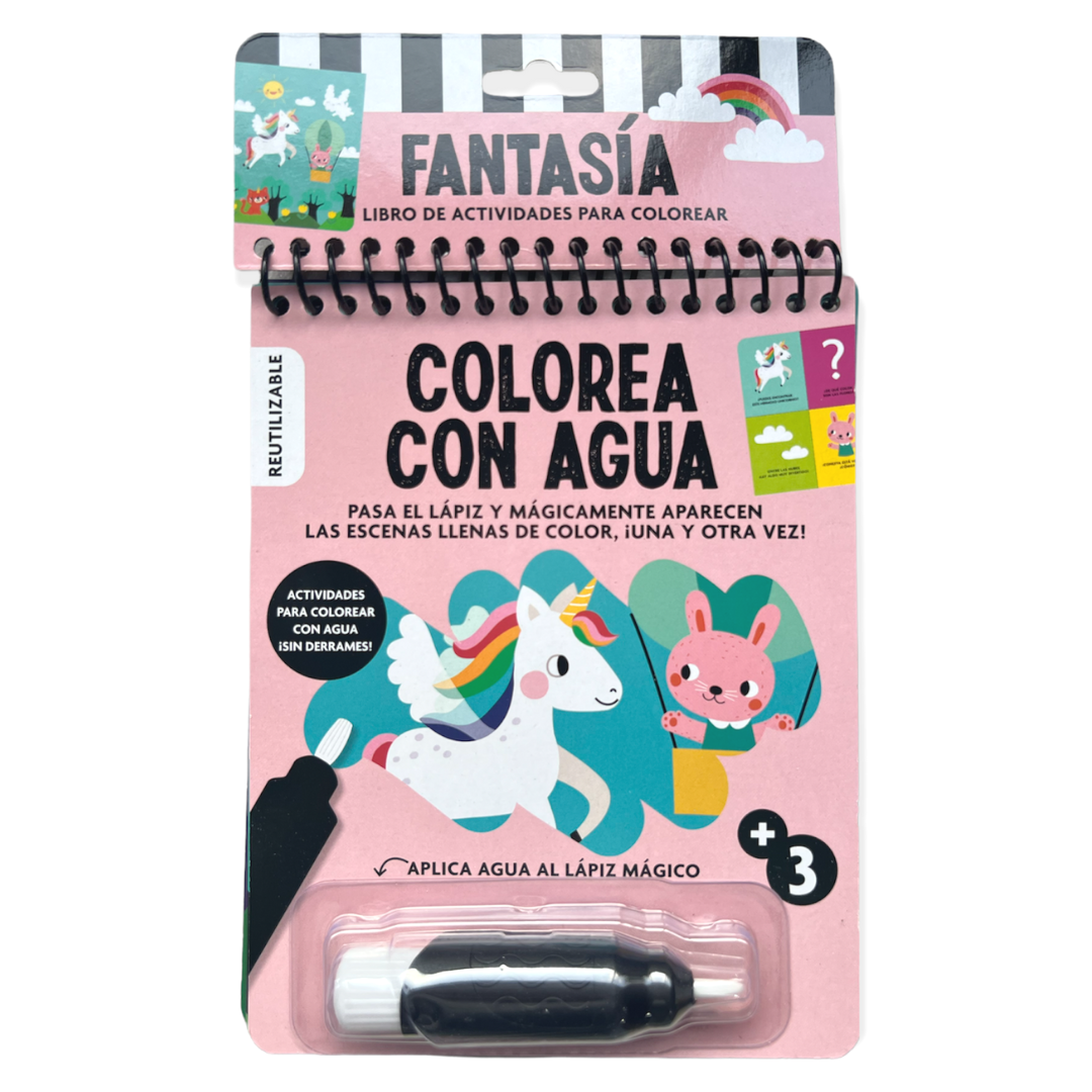 Colorea con agua FANTASÍA