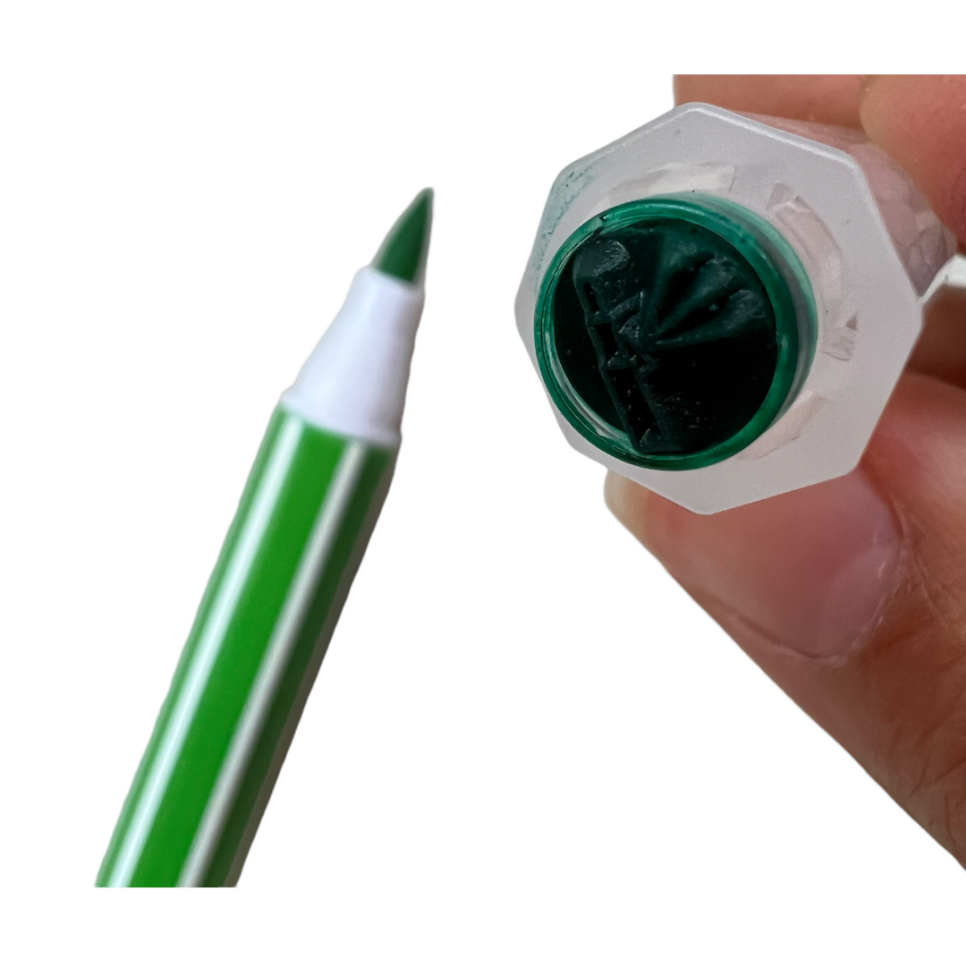 Plumones Punta Pincel con Sellitos INDRA