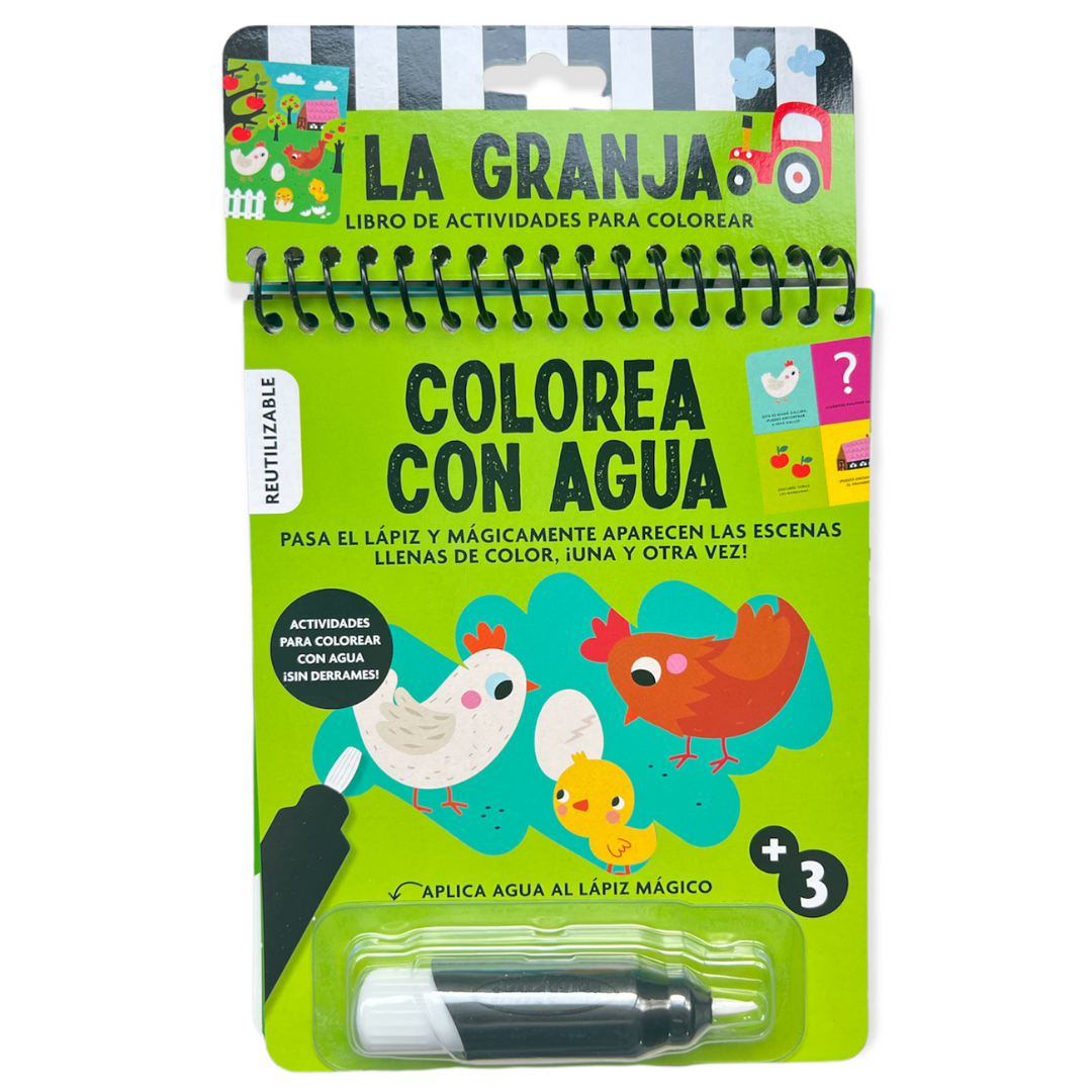 Colorea con agua GRANJA