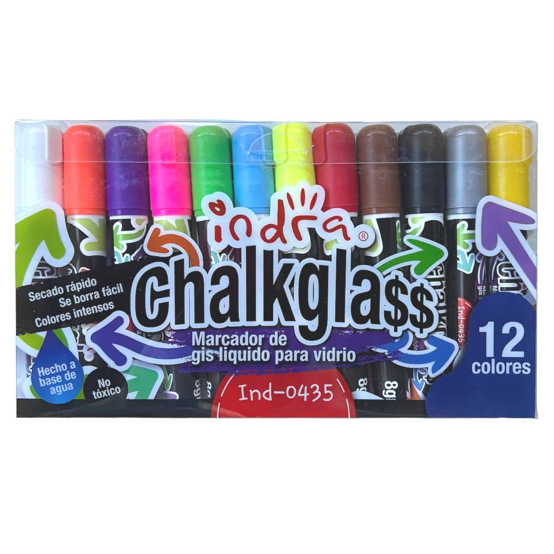 CHALKGLASS - Plumones para vidrio