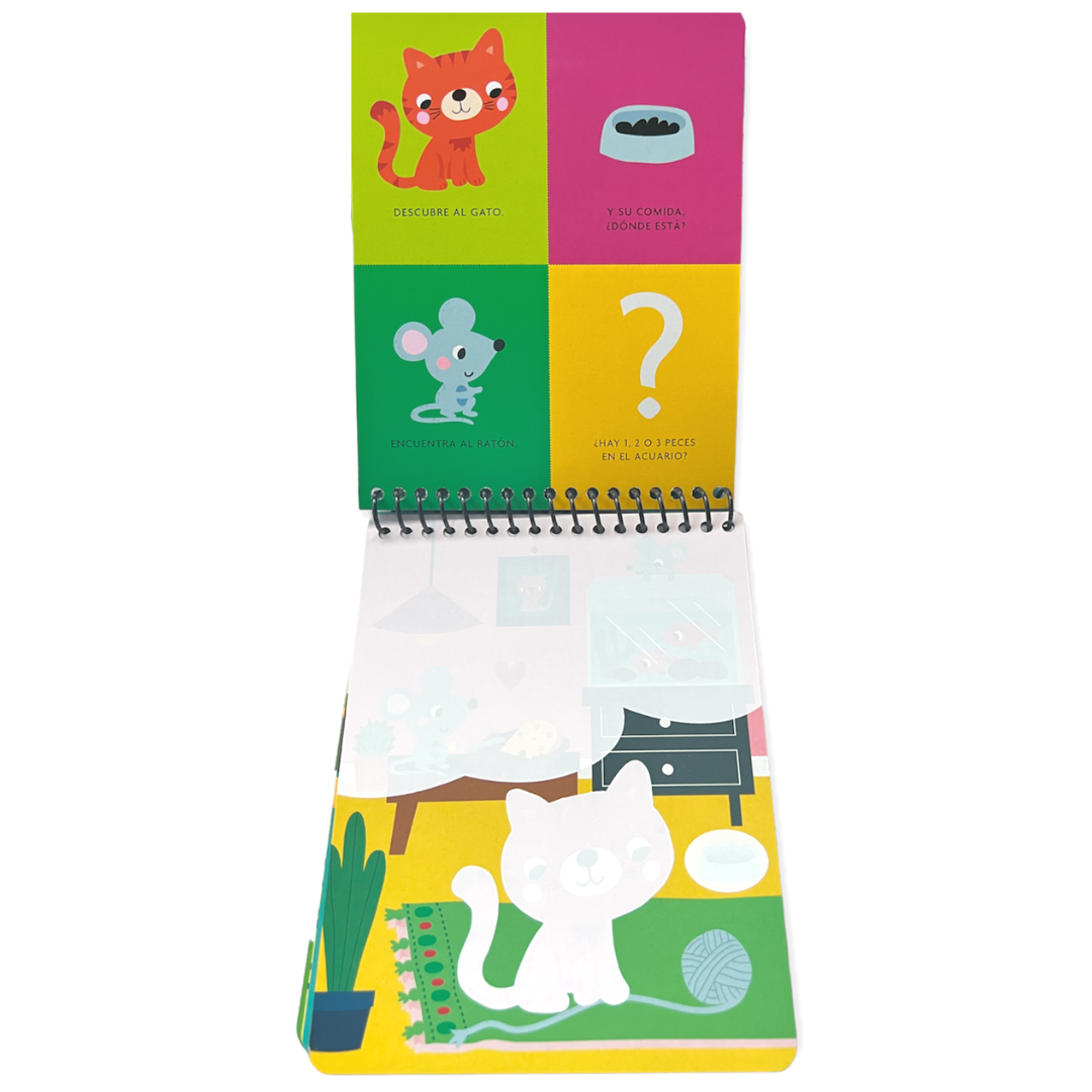 Colorea con agua MASCOTAS