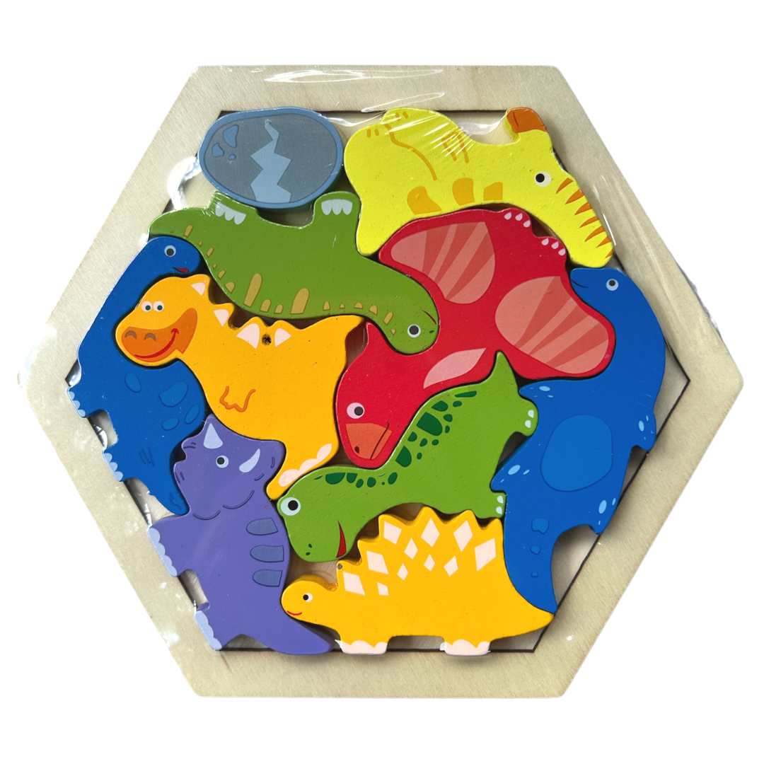 Tangram Hexagonal de Figuras