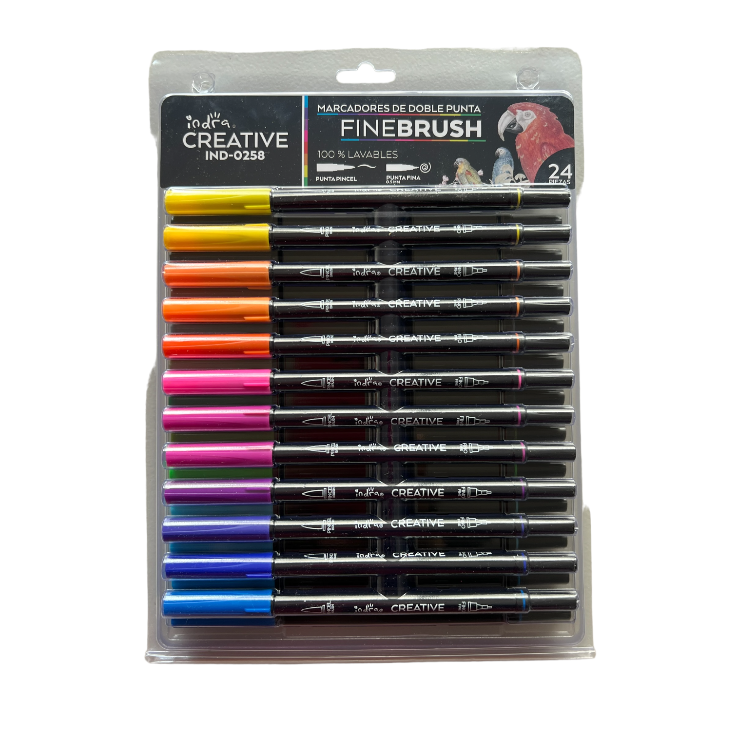 Plumones doble punta FINEBRUSH