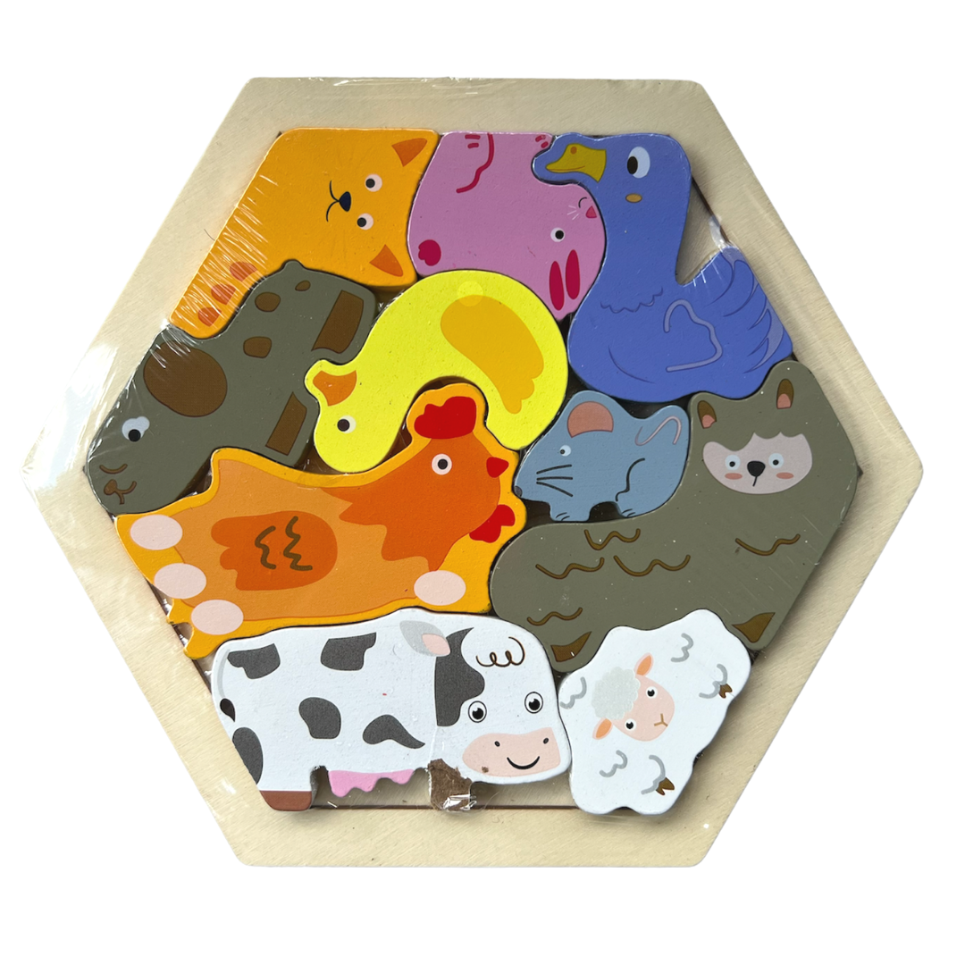 Tangram Hexagonal de Figuras