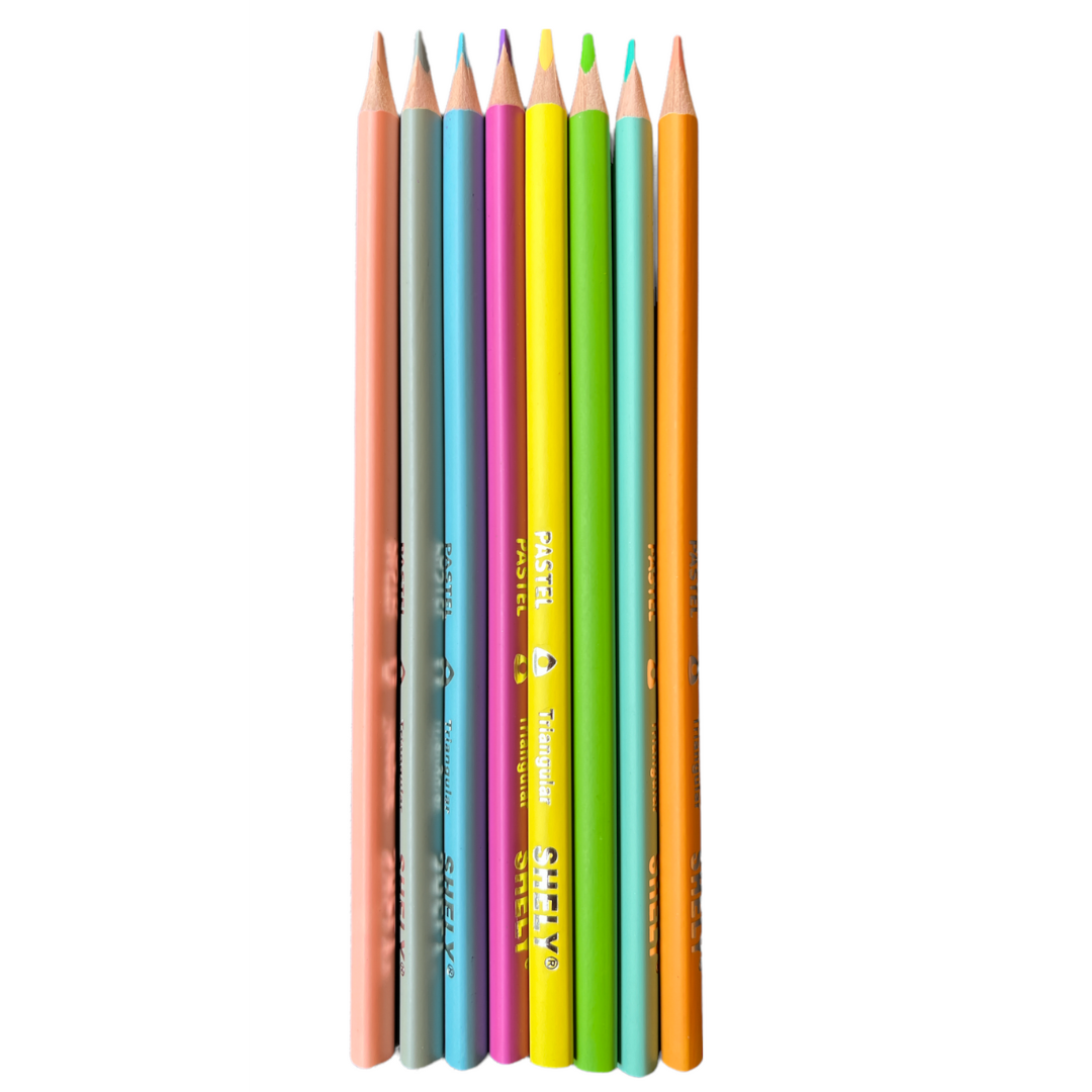 Set de 8 Colores Triangulares SHELY