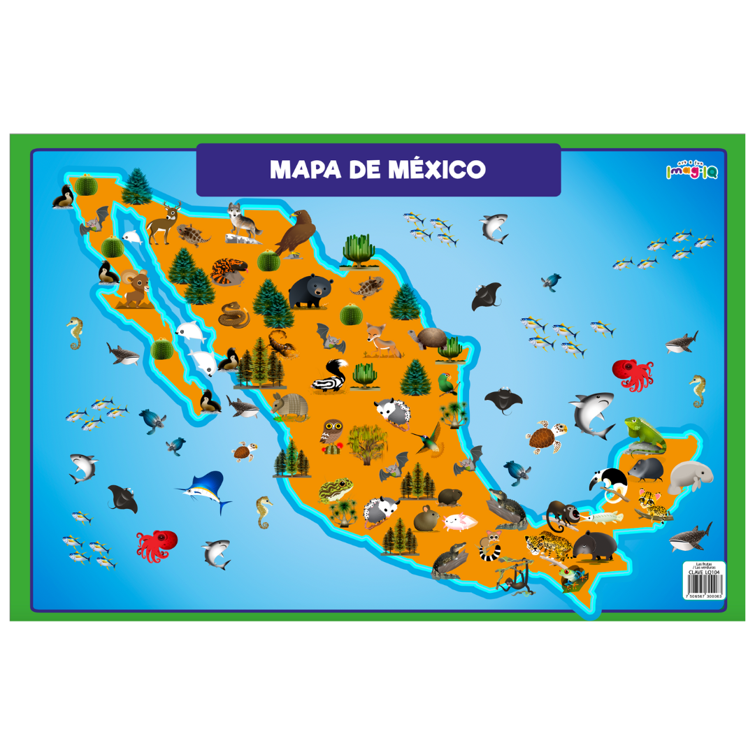 Mapa de México POSTER