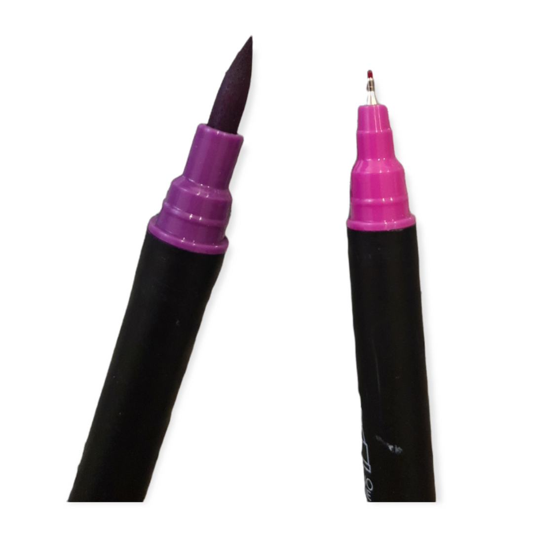 Plumones doble punta Creative FINEBRUSH