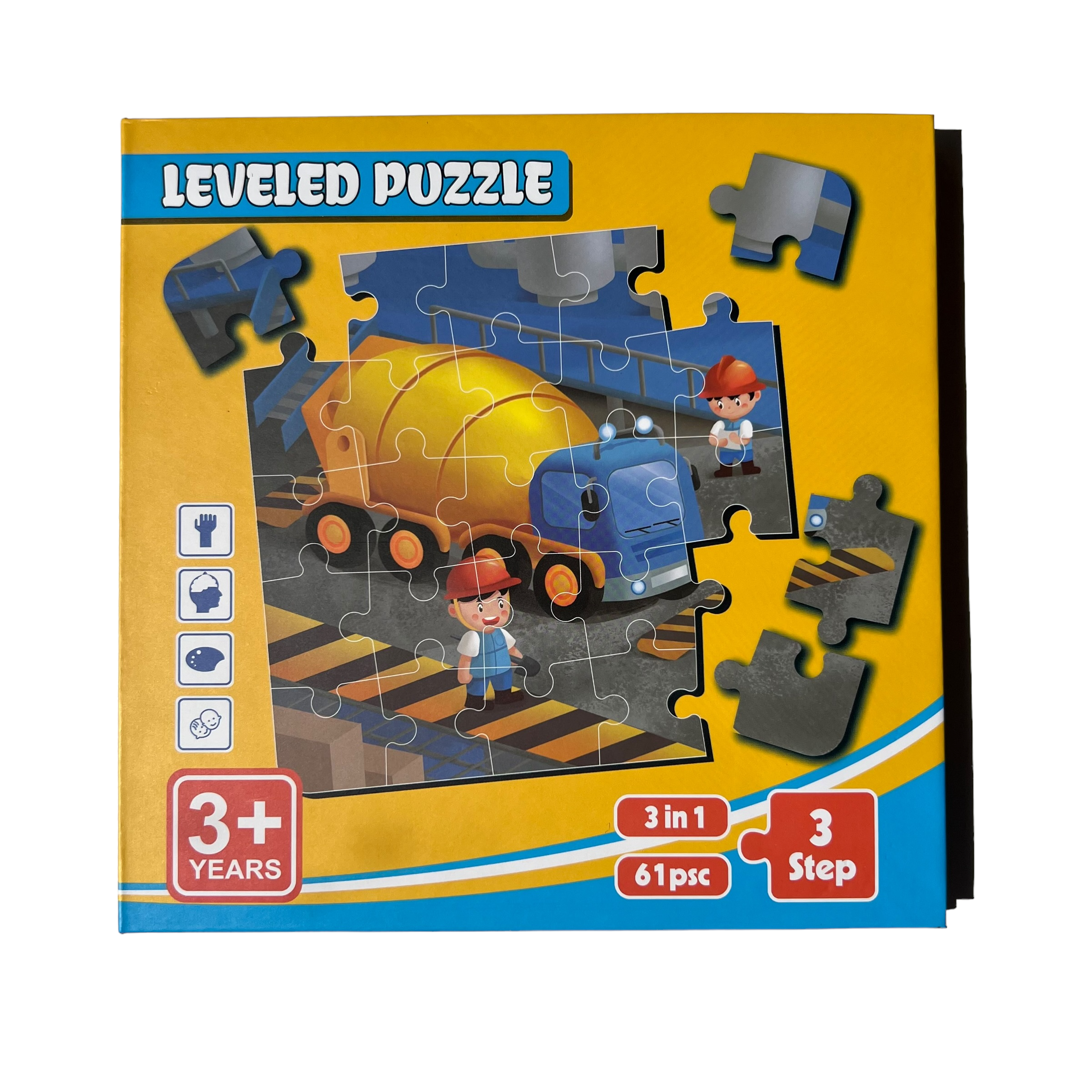 Rompecabezas magnetico construcción 61 pzas