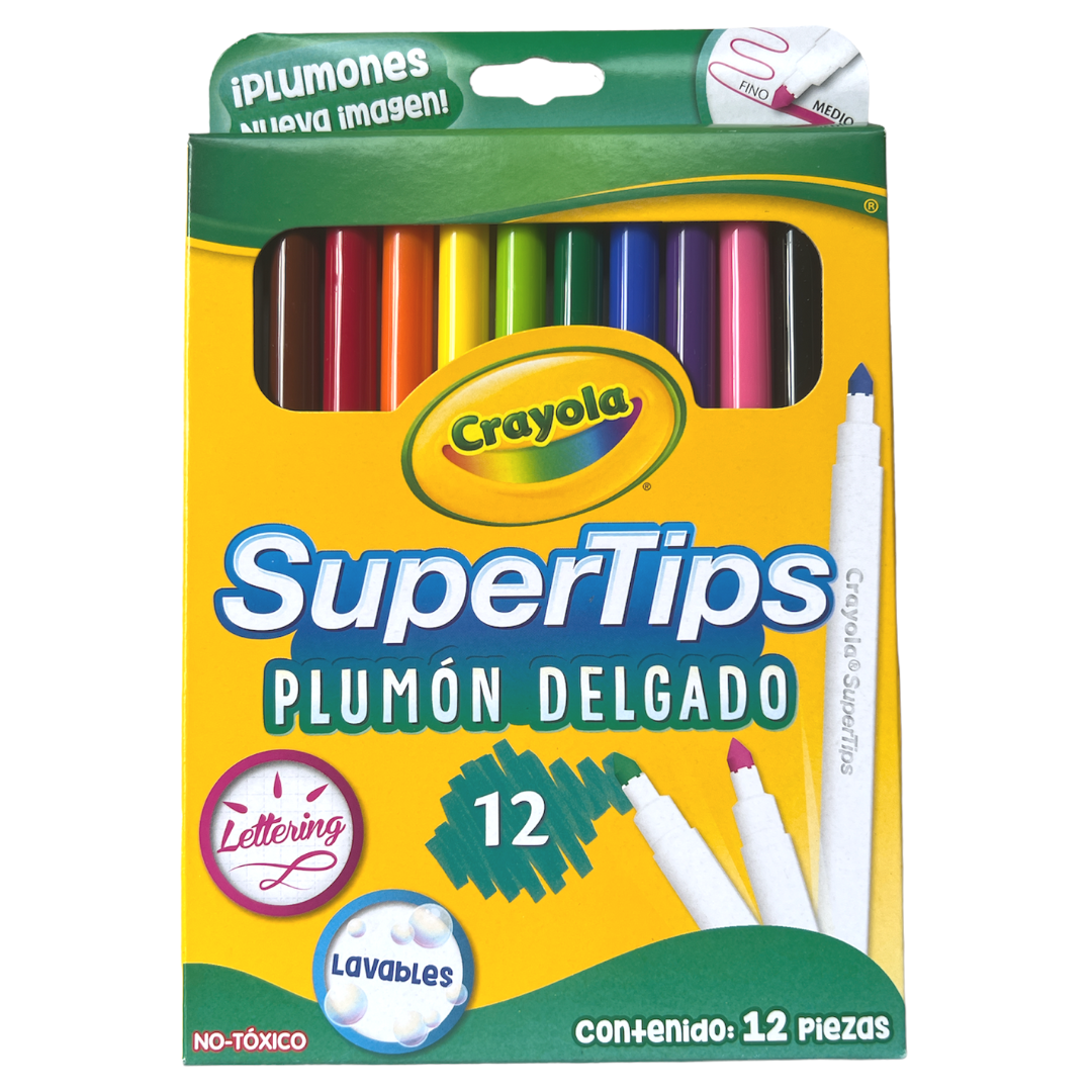 Super tips 12 plumones