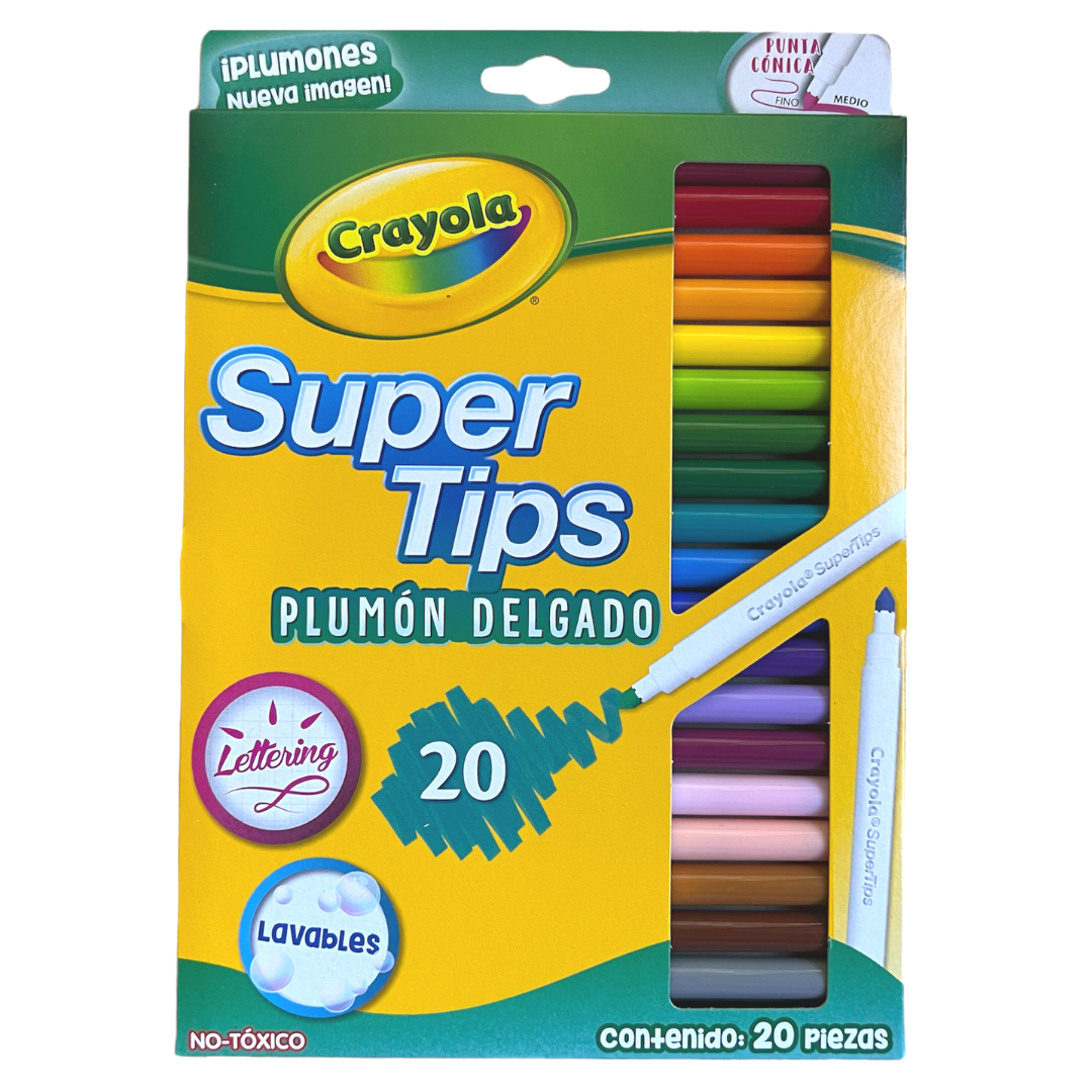 Super Tips 20 piezas Crayola