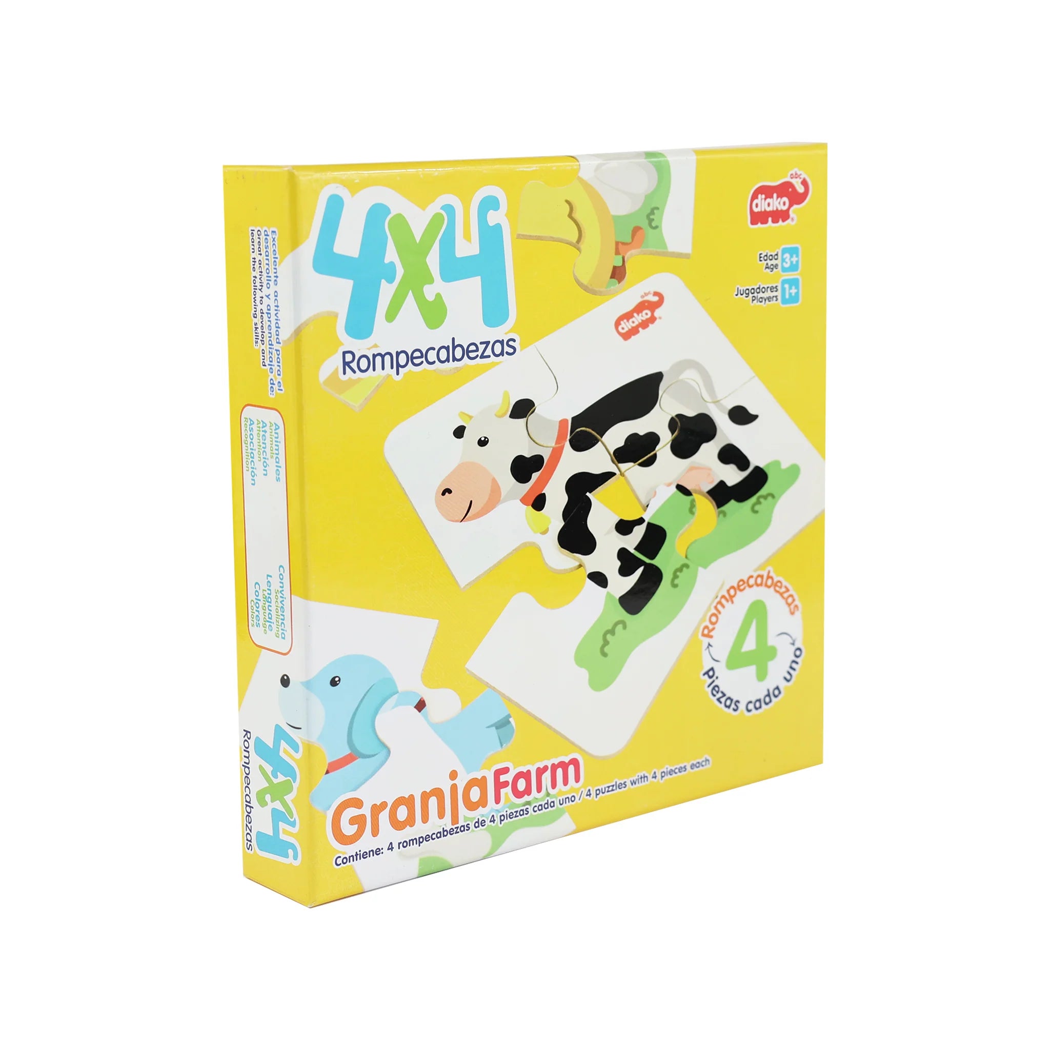 Rompecabezas 4x4 Granja