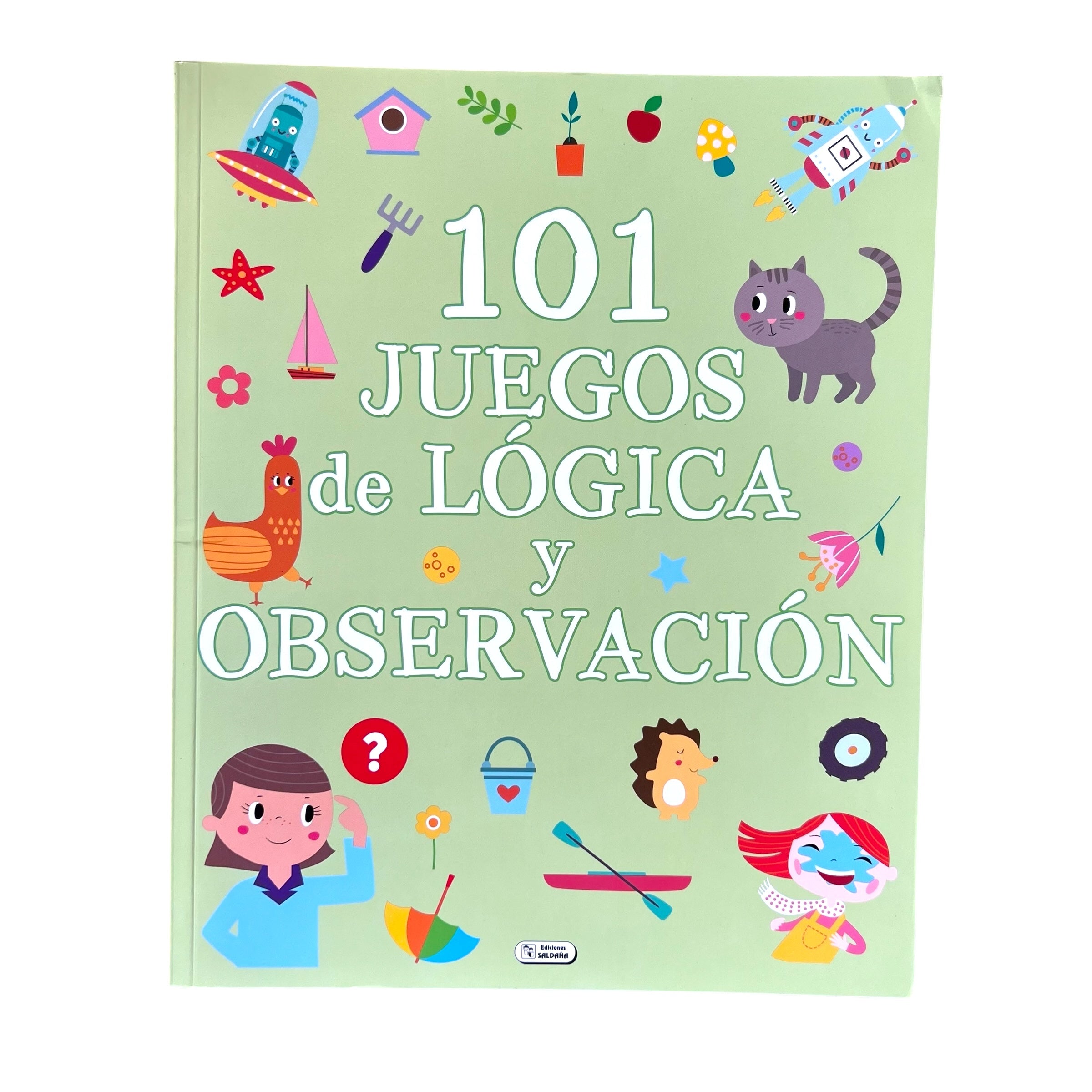 Libro 101 Juegos de Lógica y observación