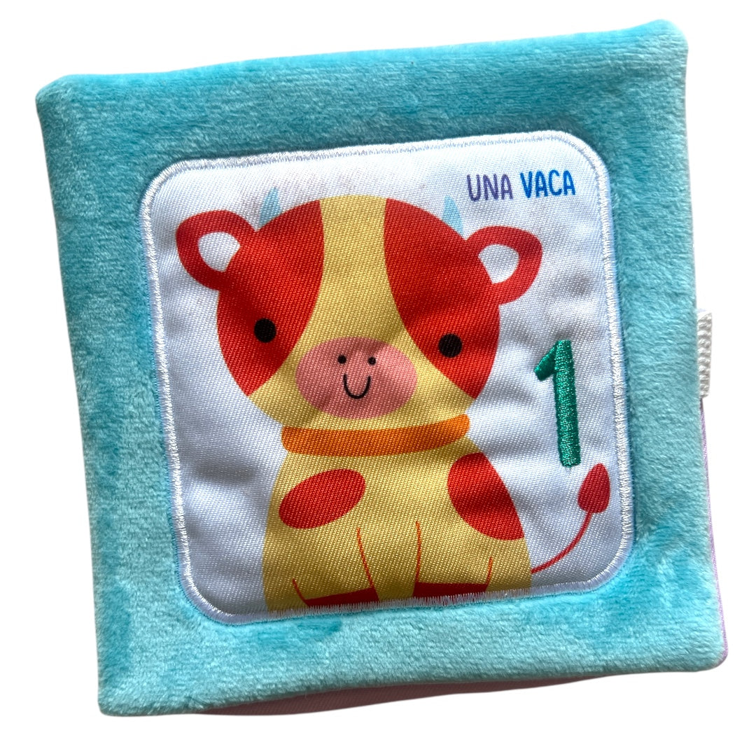 Una Vaca  - Cuenta y Abrázame 1, 2 ,3  - Libro de Tela