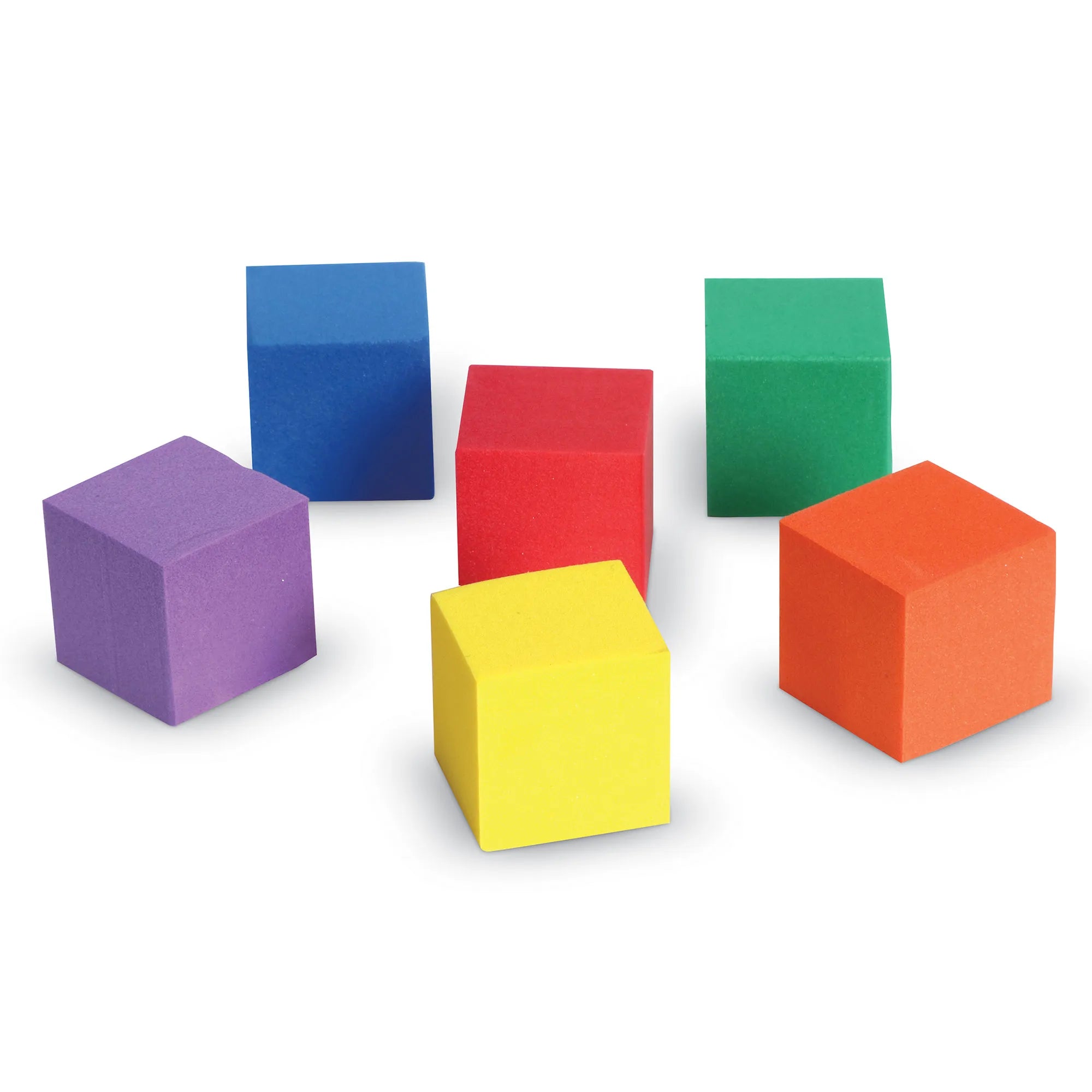 Cubos de Colores Espuma Suave - Soft Foam One-Inch Color Cubes