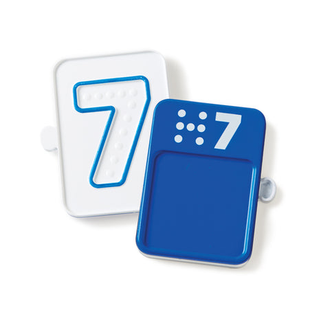 Bandeja de números sensoriales - Sensory Number Trays