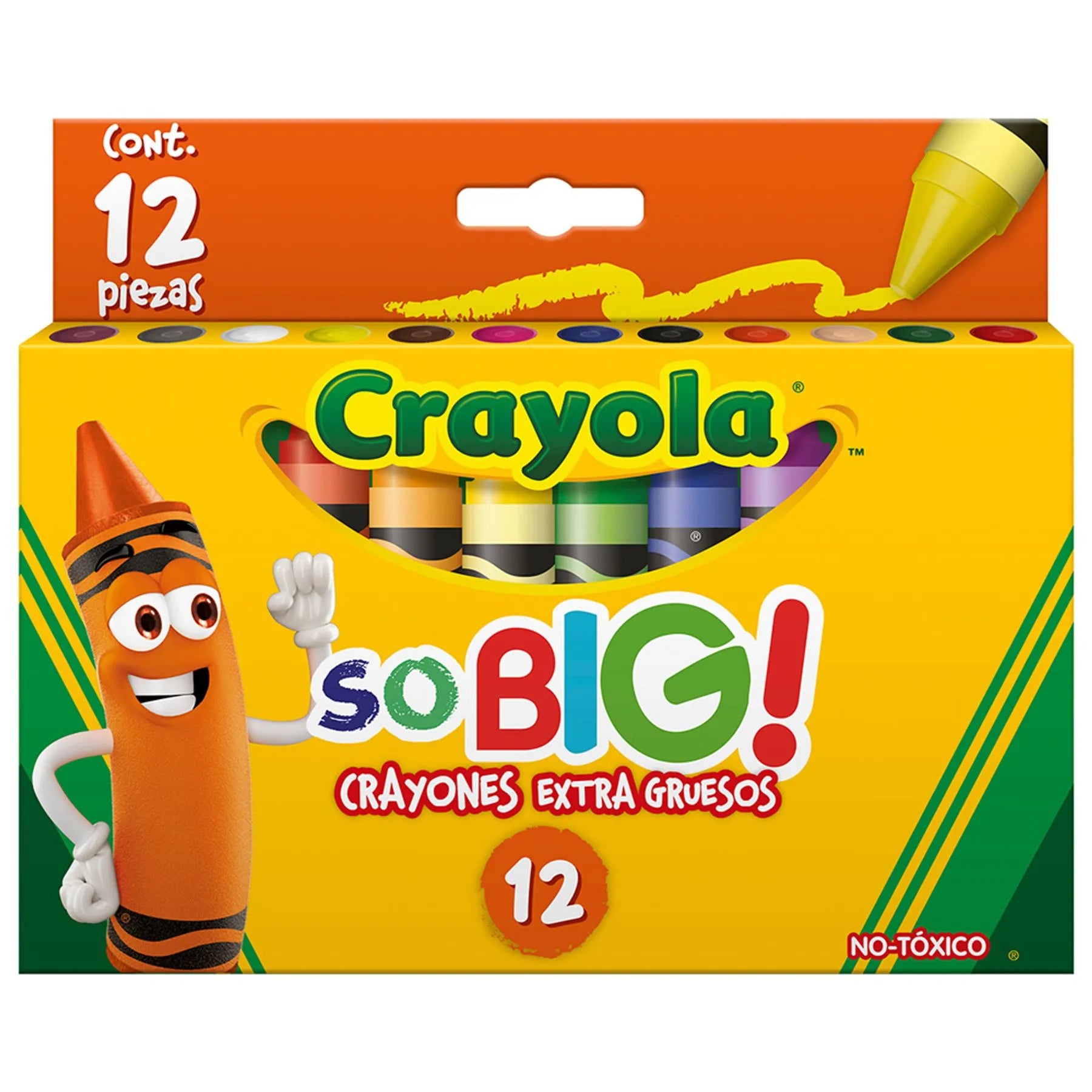 12 Crayones SO BIG Crayola