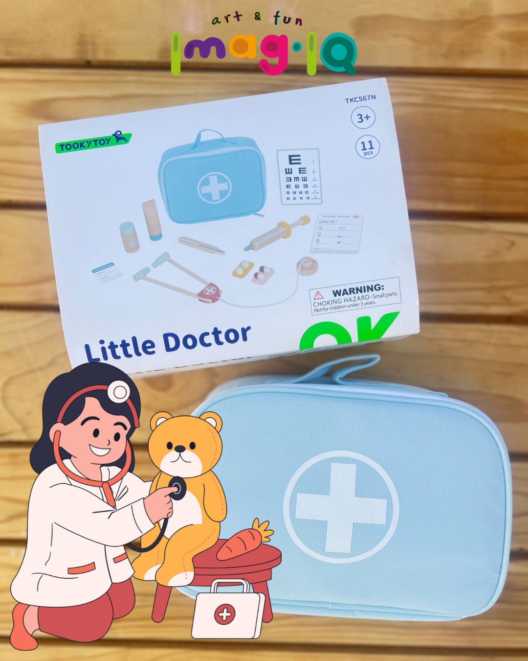 MALETÍN DE PEQUEÑO DOCTOR  TOOKY TOY