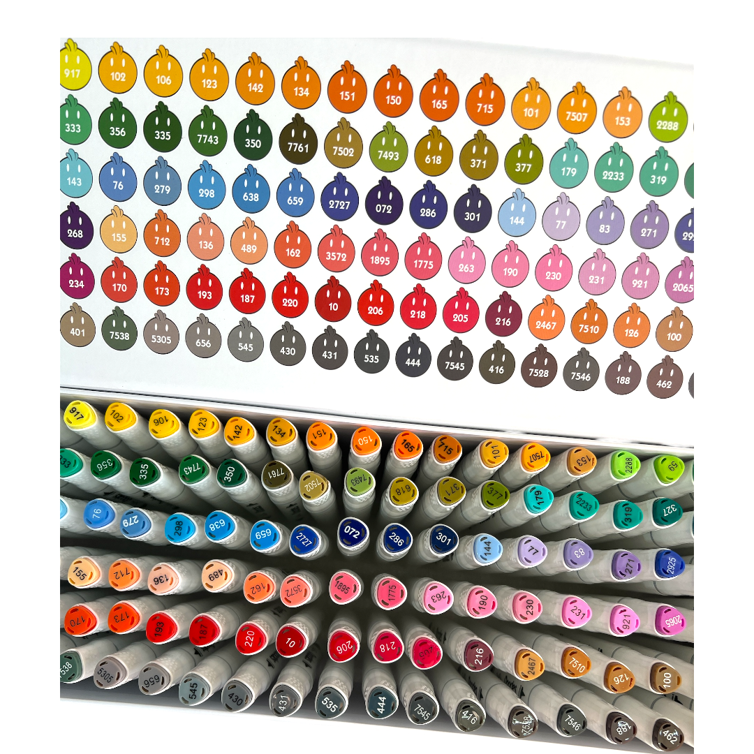 Set de 120 marcadores DOODLES (alcohol)