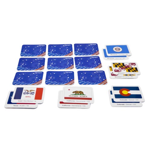 U.S. States Flags - Juego de memoria en inglés