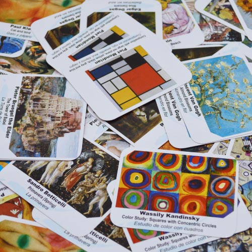 Obras de arte - Juego de memoria