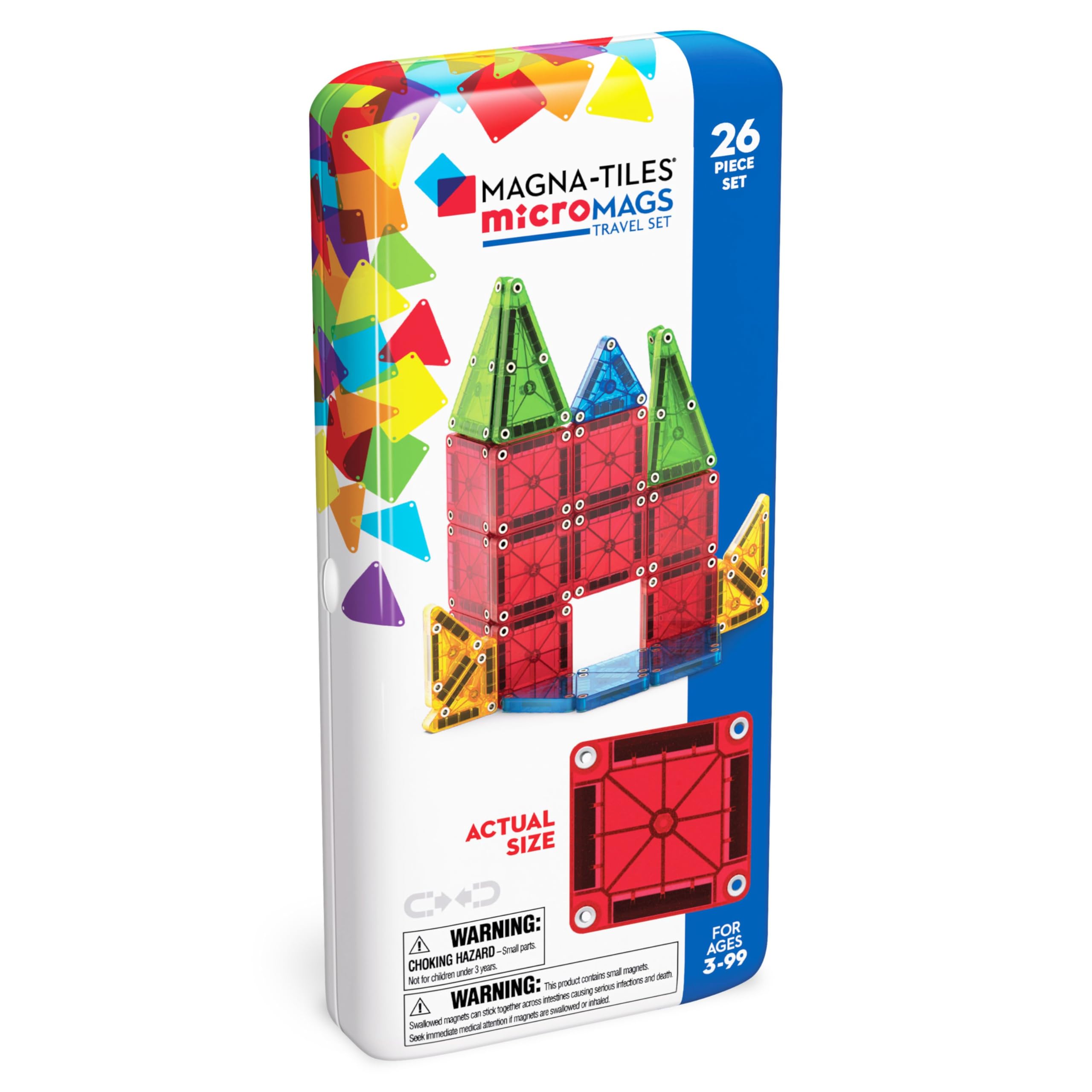 MAGNA-TILES microMAGS Travel Set 26 Pzas