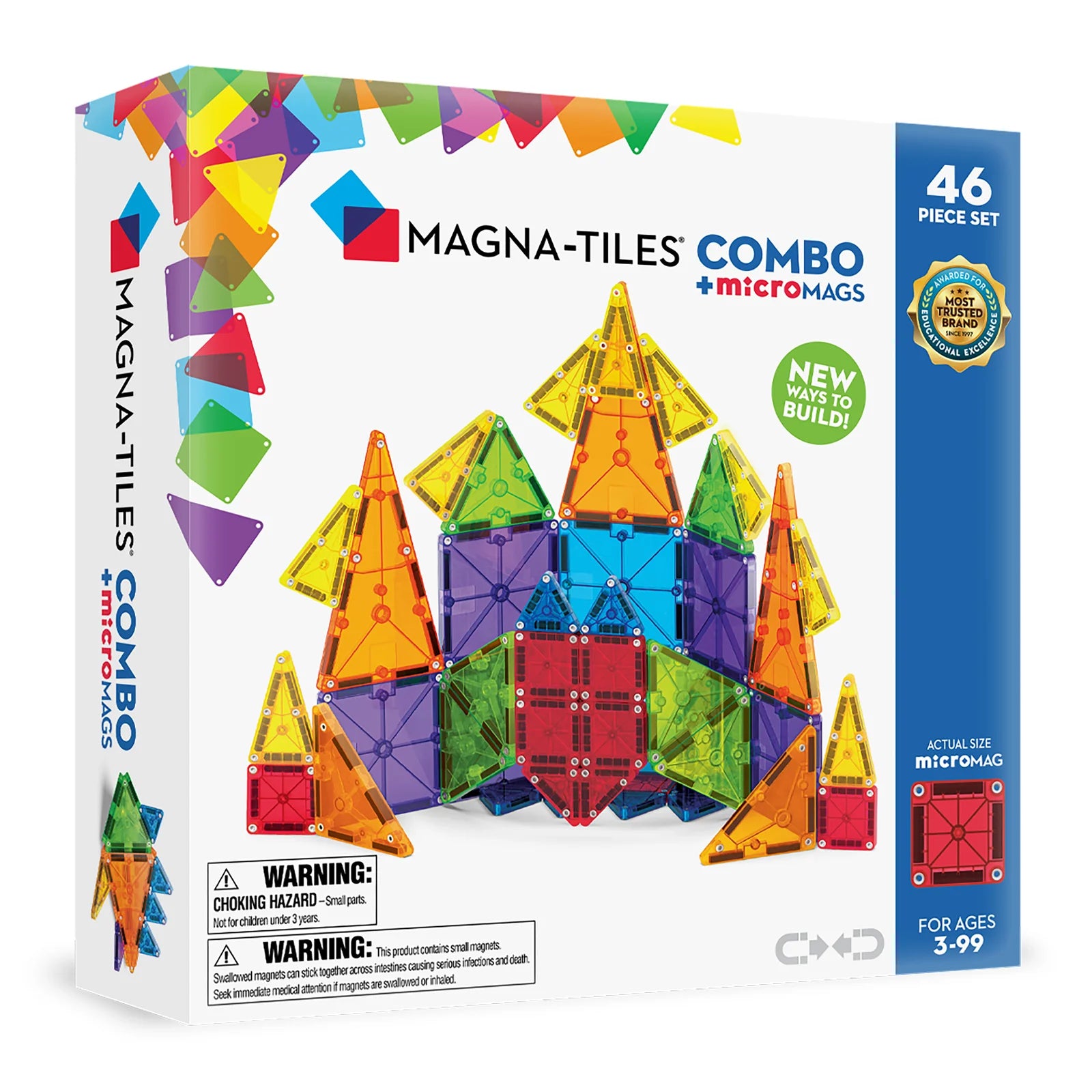 MAGNA-TILES Combo + Micromags 46 Pzas