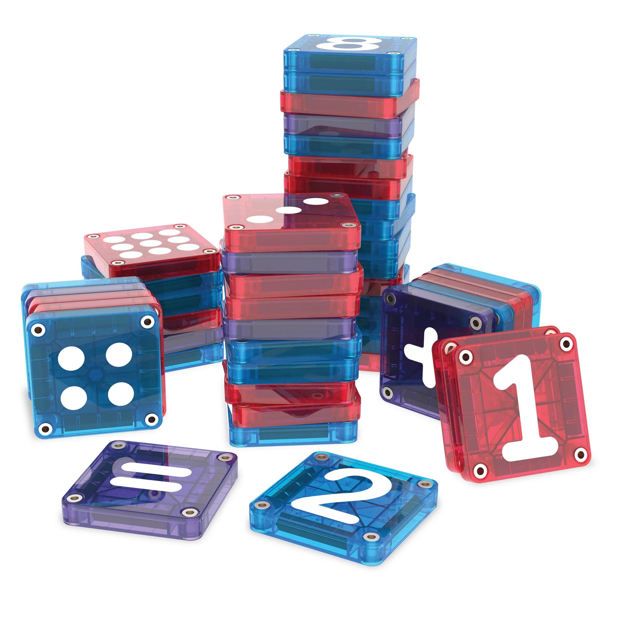 Magna-Tiles microMAGS Aprende los números
