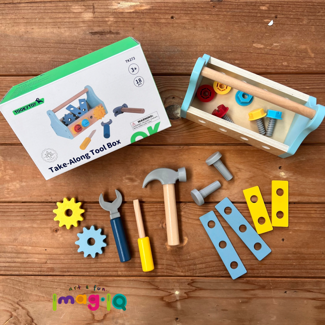 Set Herramientas de Construcción - Take Along Tool Box - Tooky Toy