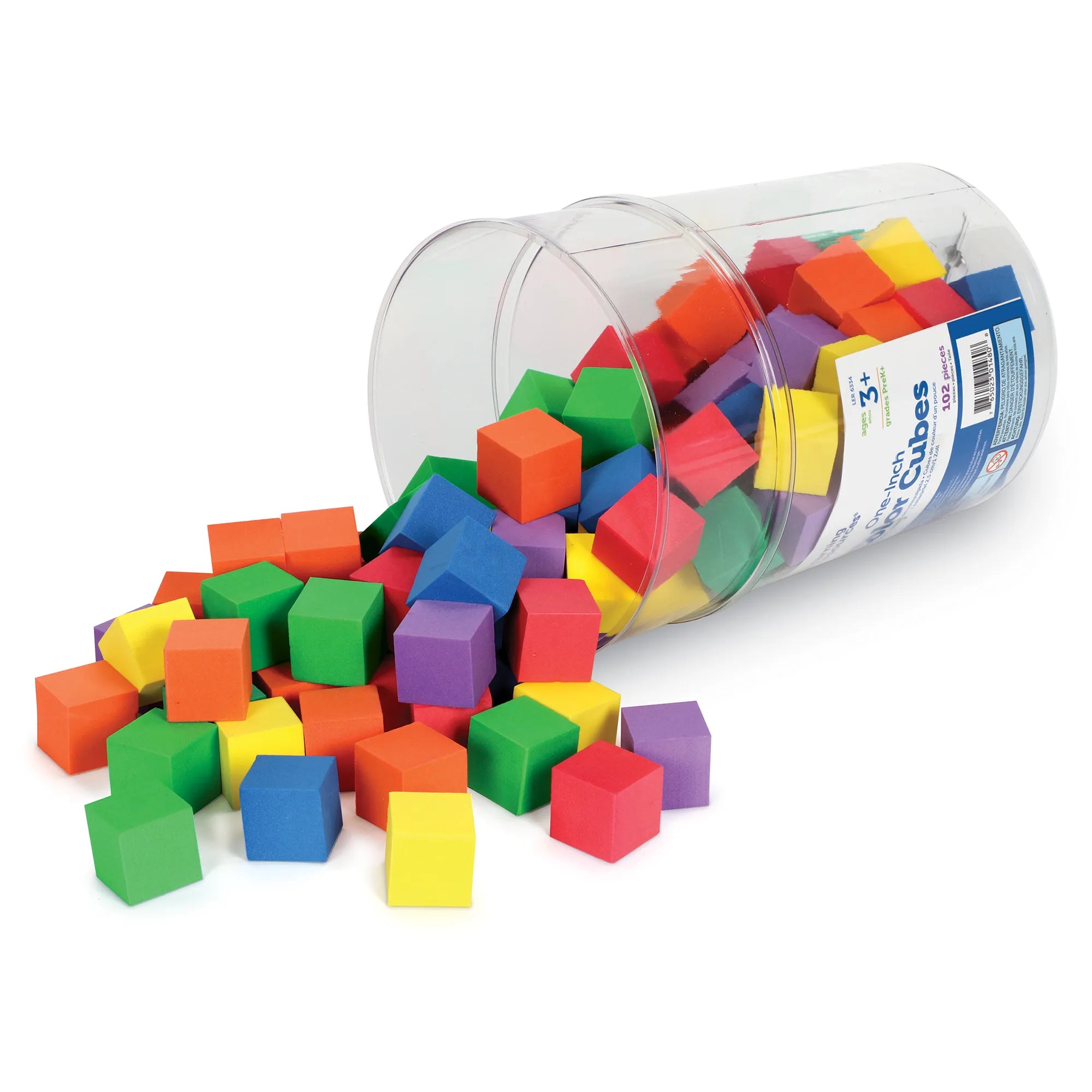 Cubos de Colores Espuma Suave - Soft Foam One-Inch Color Cubes