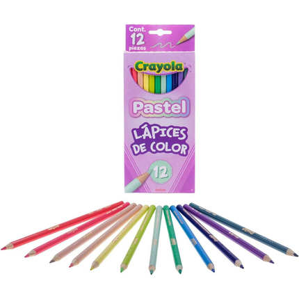 Colores pastel 12 pzas