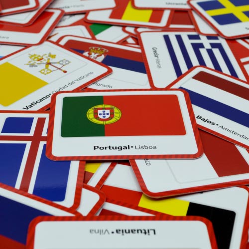 Banderas de Europa - Juego de memoria