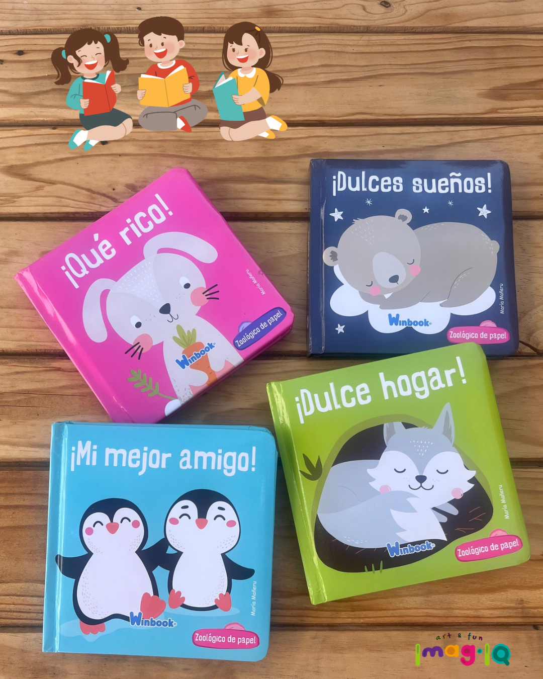 Zoológico de papel 4 libritos