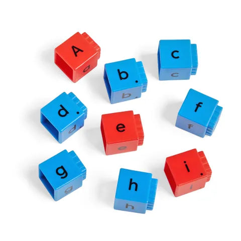 Cubos conectables de Abecedario - Reading Rods® Alphabet & CVC Words