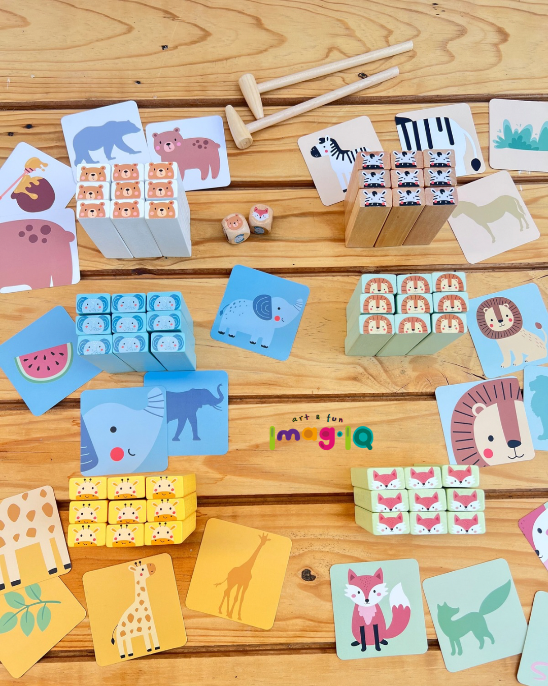 TORRE JENGA ANIMALES - TOOKY TOY