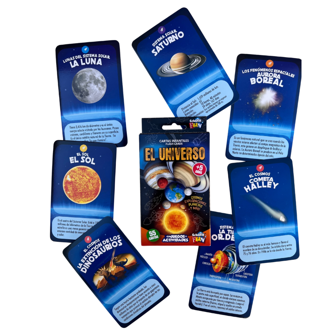 El Universo - Flash Cards School Fun