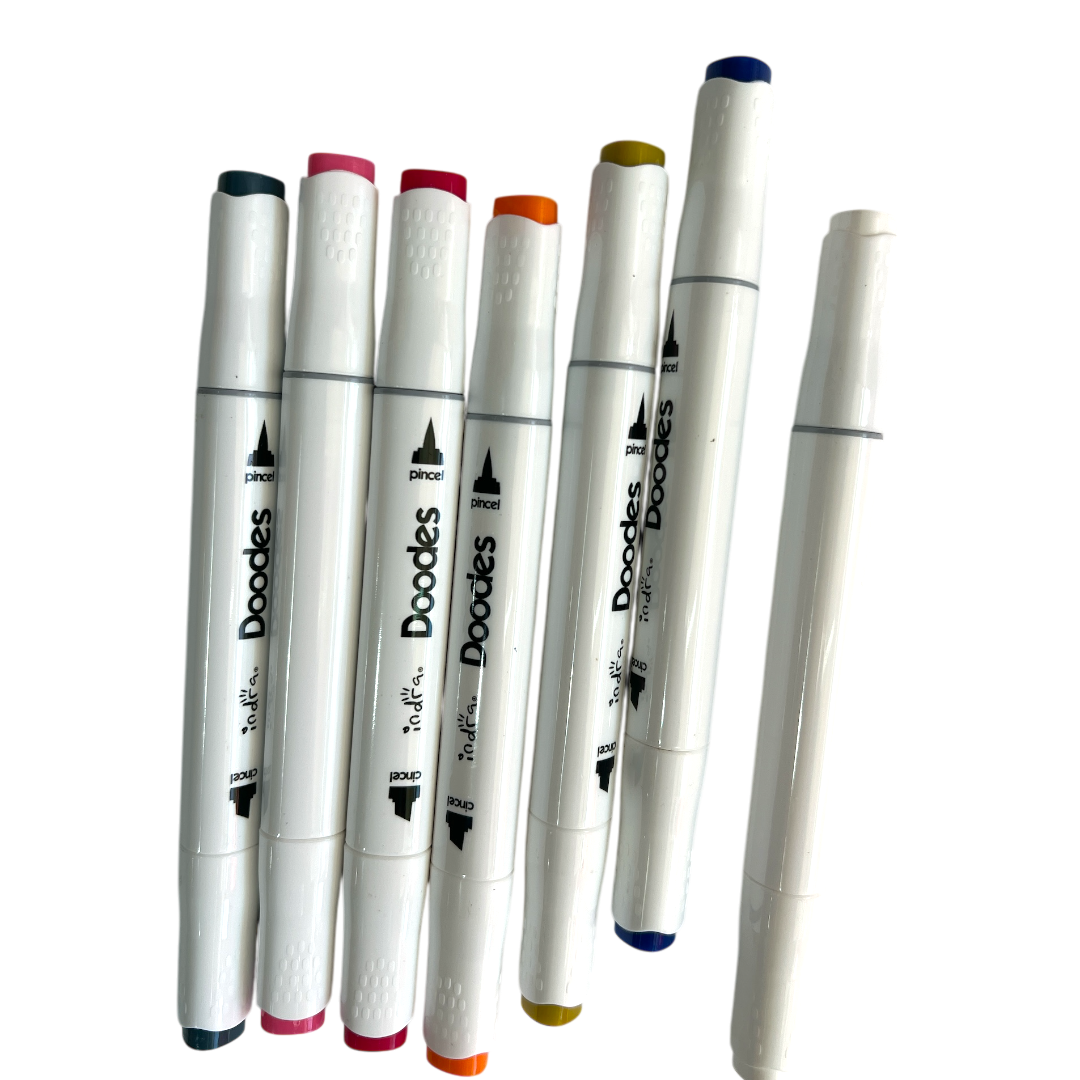 Set de 120 marcadores DOODLES (alcohol)