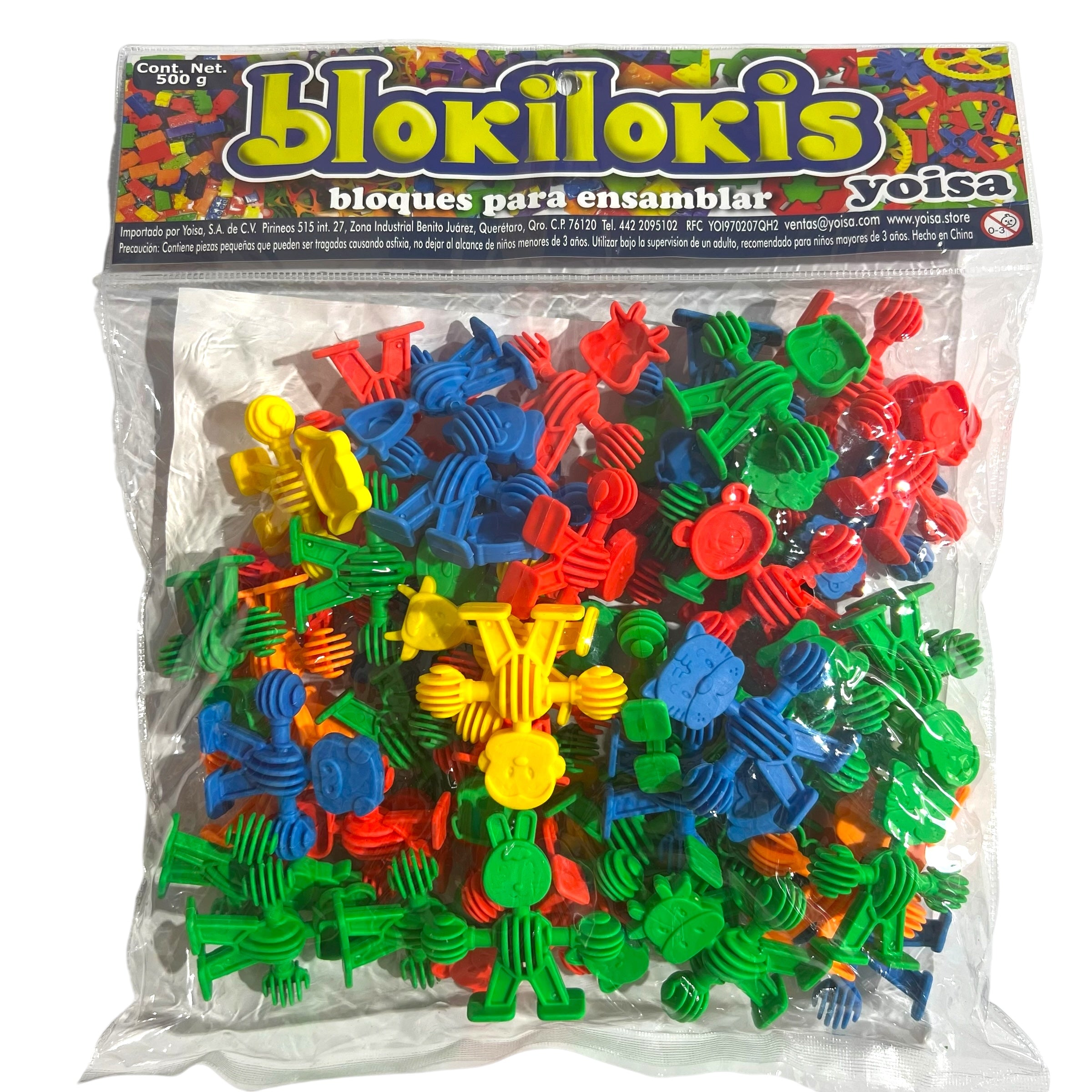 Material de ensamble - Animales Flexibles Blokiloquis