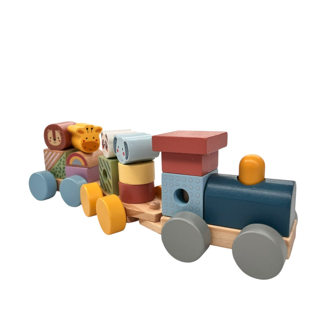 TREN DE ENSARTE ANIMALES -  TOOKY TOY