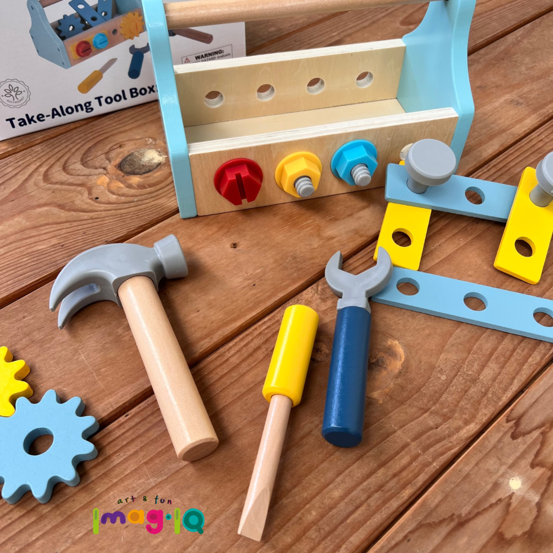 Set Herramientas de Construcción - Take Along Tool Box - Tooky Toy