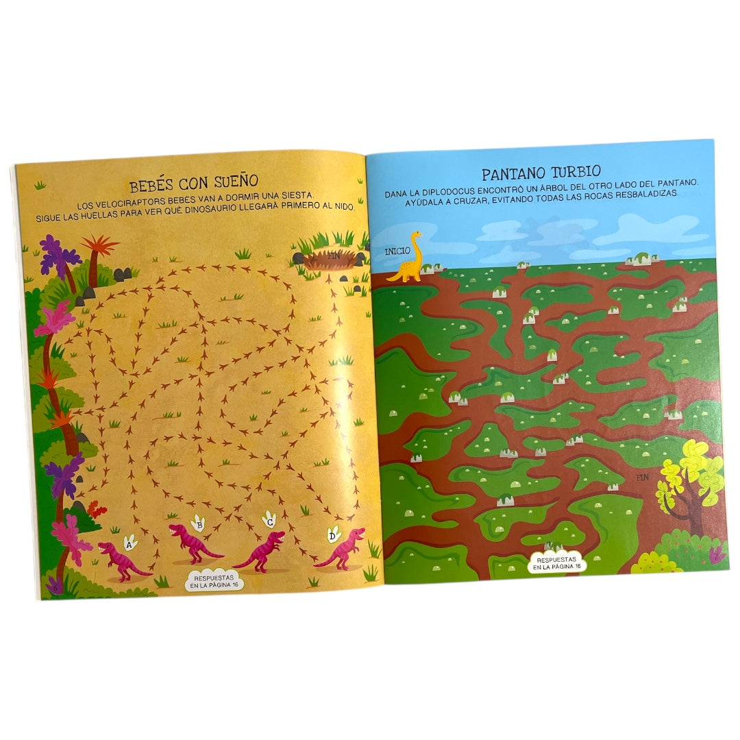 Laberintos de Dinosaurios