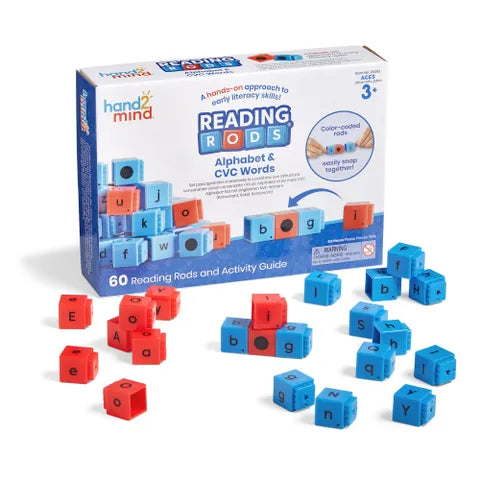 Cubos conectables de Abecedario - Reading Rods® Alphabet & CVC Words