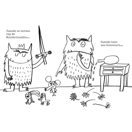 Libro para colorear el Monstruo de colores